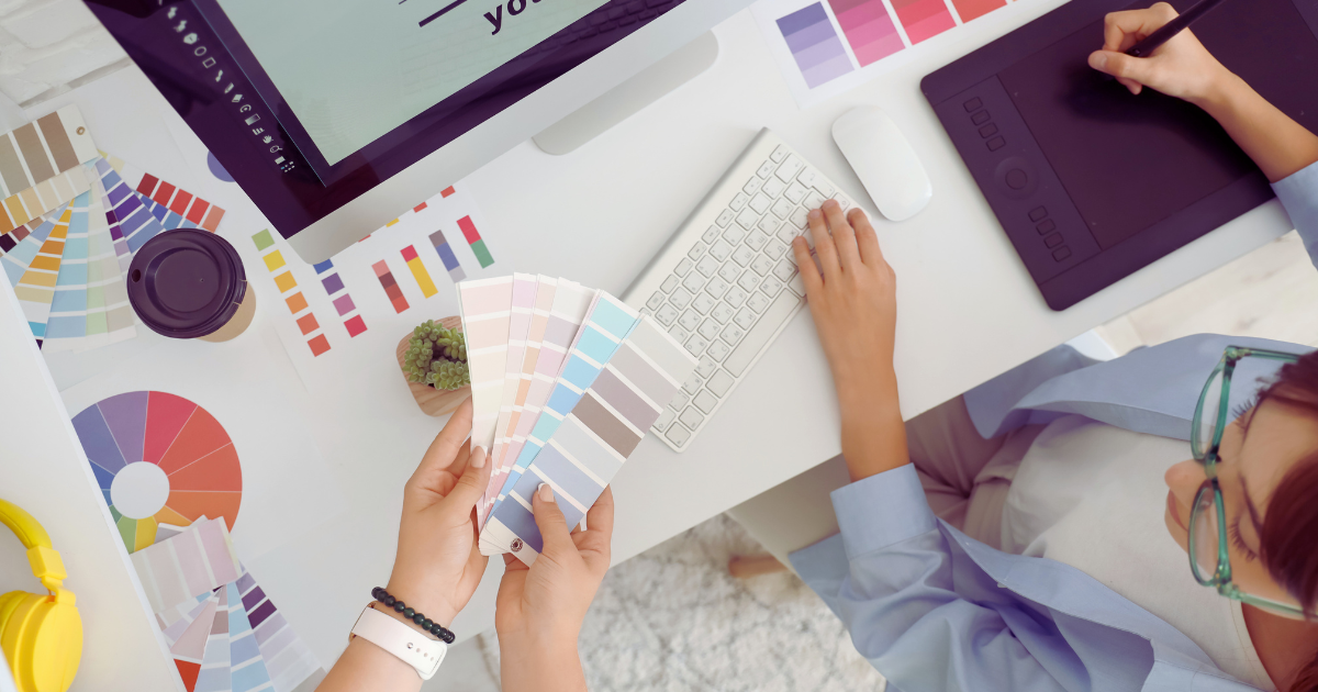 Branding color cards